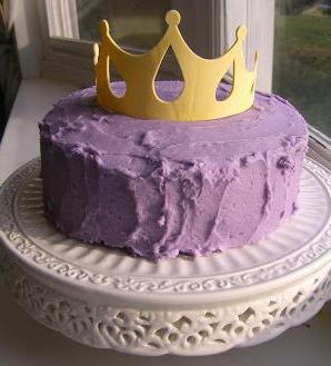 cake met een kroon